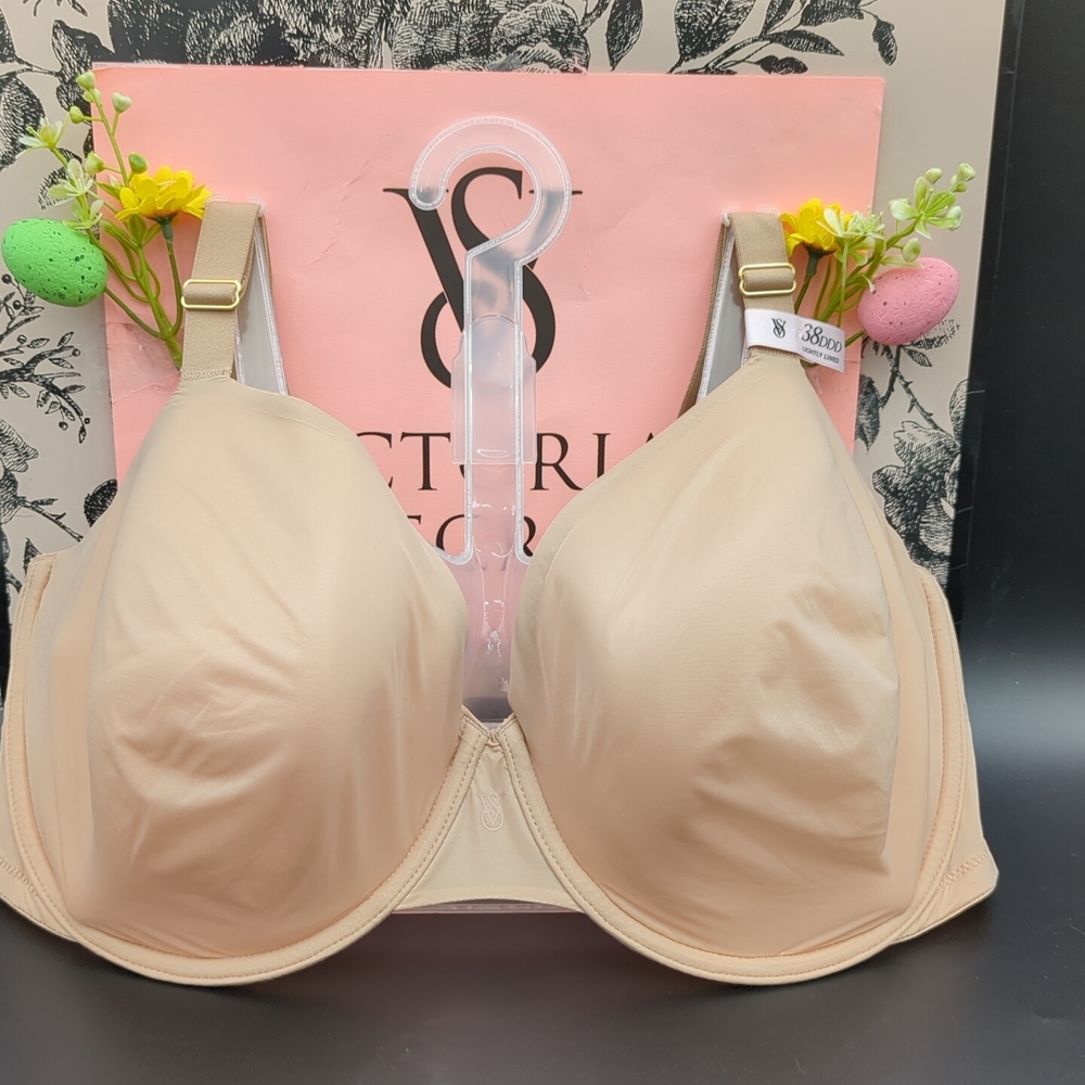 Victoria Secret Angelight Full Coverage Spacer Bra 38DDD Praline